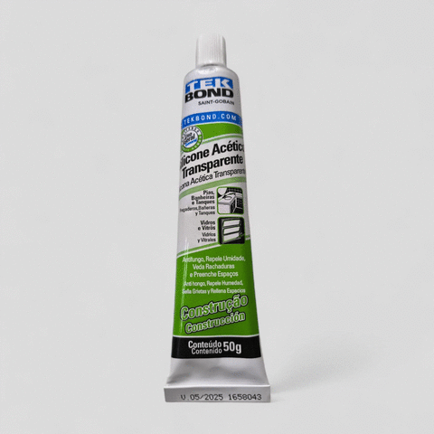SILICONE ACETICO TRANSPARENTE 50g TEK BOND