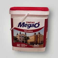 BALDE DE TINTA LARANJA 15L INT - MEGAO