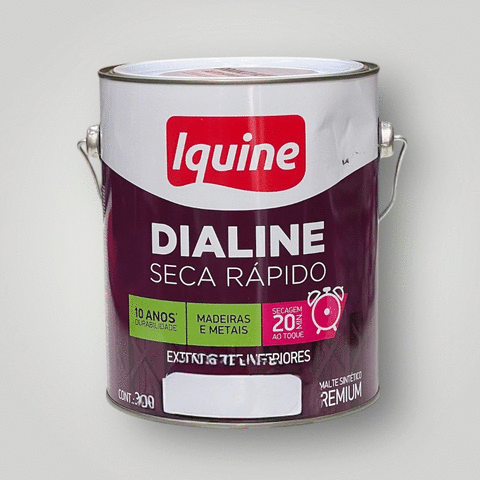 GALAO ESMALTE DIALINE BRANCO NEVE 3,0L IQUINE