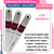 MÁSCARA DE CÍLIOS 2 em 1 - 4D COLORIDA - LUA E NEVE - MAGENTA - comprar online