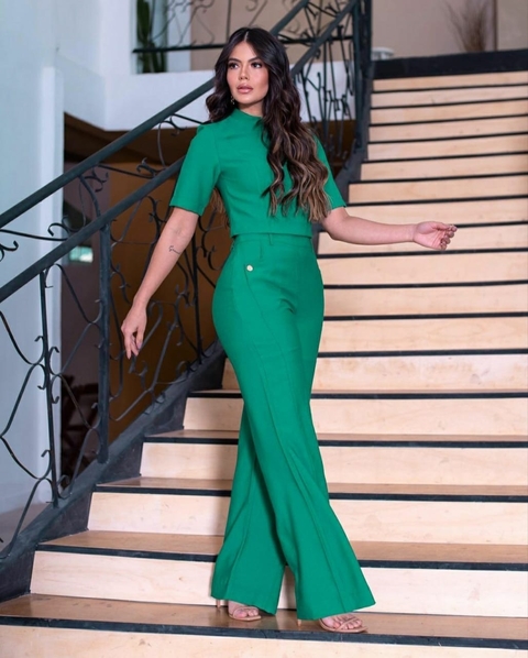 Conjunto tecido lyocell