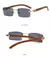 Vintage Steampunk Rimless Men's Sunglasses 2021 New Fashion Luxury Brand Rectangle Sun Glasses For Male Gafas De Sol Hombre - MenPer Store