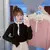 Autumn and Winter New Lace Stitching Stand-collar Knit Sweater Slim Bottoming Long-sleeved Top Women's Pullover en internet
