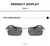 Vintage Steampunk Rimless Men's Sunglasses 2021 New Fashion Luxury Brand Rectangle Sun Glasses For Male Gafas De Sol Hombre - comprar en línea