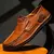 Handmade Leather Men Shoes Casual Comfortable Men Loafers Slip On Leather Shoes Men Flats Hot Sale Moccasins Walking Shoes Man