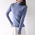 Women's Knitted Half High Collar Solid Color Sweaters Long Sleeve Autumn Winter Slim Casual Fashion Clothing Top 2024 New YL12