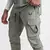 2024 New Men's Cargo Pants Summer Thin Loose Quick-drying Elastic Leggings Running Training Sweatpants Casual Trend Trousers