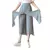 Wide-leg Trousers Elegant Wide-leg Culottes for Women High Waist Chiffon Trousers Polyester Skirt Pants Wear Fashion Statement - MenPer Store