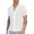 Stylish Men T-shirt Mid-length Solid Color Soft Breathable See-through Men Shirt Men Shirt Daily Wear en internet