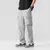 New Arrival Spring Thin Men's Pants Loose Drawstring Straight Leg Casual Mens Pants Youth Trend Multi Pocket Men Clothing - comprar en línea