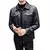 Men's Motorcycle Leather Jacket Black Zipper Lapel Motorcycle Jacke Male Spring and Autumn High Quality Pu Coat Men's clothing
