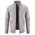 New Casual Jacket for Men Sweater Cardigan Slim Solid Stand Collar Zipper Spring Winter Thick Warm Male Clothing - tienda en línea