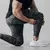 Twill stretch trousers muscle fitness training sports overalls men's casual multifunctional - tienda en línea