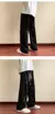 Streetwear Baggy Casual Pants Y2K Retro Zipper Decoration Sweatpants Pants Men Women Harajuku Hip Hop Letter Jogging Trousers - comprar en línea