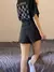 Fashion Summer Women's Retro Street Denim Shorts Chic High Waist Pocket Zipper Decorated Elegant Women's Curled Shorts Y2K - tienda en línea