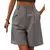 Women Shorts Breathable High Waist Shorts Stylish Summer Women's Shorts with Elastic High Waist Side Pockets for Office Wear en internet
