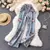 Flowers Print Jeans Women Vintage High Waist Denim Long Pants 2023 Fashion Autumn Casual Wide Leg Full Length Denim Trousers en internet