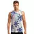 lmitation cotton wide shoulder 3D printed men's vest en internet