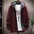 Men‘s Hooded Cardigan Knitted Sweater Winter Thick Fleece Warm Casual Knitwear Coat Solid Color Cardigan Men Hooded Sweaters - tienda en línea