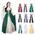 Casual Vintage Female Girl Renaissance Wizard Gothic Cosplay Clothes Fashion Women Long Sleeve Medieval Renaissance Long Dress - tienda en línea