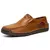Handmade Leather Men Shoes Casual Comfortable Men Loafers Slip On Leather Shoes Men Flats Hot Sale Moccasins Walking Shoes Man - tienda en línea