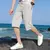 Ice Silk Cropped Pants Men's Summer Thin Section Casual Quick-drying Trend Loose Zipper Pocket Sports Large Size Men's Shorts en internet
