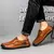 Handmade Leather Men Shoes Casual Comfortable Men Loafers Slip On Leather Shoes Men Flats Hot Sale Moccasins Walking Shoes Man en internet