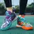 Imagen de 2023 New Men's Basketball Shoes High Top Breathable Boots Summer Non-Slip Junior Sneakers Ladies Venom Student Sneakers 36-45