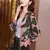 New Summer Chiffon Lace Print Jacket Women Long Sleeve Loose Bomber Jacket Lady Tops Female Baseball Jacket Coats Clothes Z662 - tienda en línea