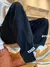 Men Trousers with And Without Velvet Warm Pants High Street Sports Sweatpants Men's Fall/winter Floor Length Pants - comprar en línea