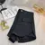 Korean Office Pants for Female Shorts Fashion Double Button High Waist Women's Pants 2024 Summer Short Casual Clothing F106 - comprar en línea