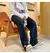 Imagen de Men Trousers with And Without Velvet Warm Pants High Street Sports Sweatpants Men's Fall/winter Floor Length Pants