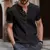 2024 New arrive Spring and autumn men's new cotton and linen solid color cardigan retro trend short-sleeved shirt