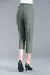 Summer Women Casual Thin Capri Pants Fashion Slim Office Lady High Waist Loose Pencil Pants Black White en internet
