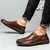 Handmade Leather Men Shoes Casual Comfortable Men Loafers Slip On Leather Shoes Men Flats Hot Sale Moccasins Walking Shoes Man - tienda en línea