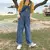 New Women Cute Cartoon embroidery Denim Jumpsuit Casual Spaghetti Strap Straight Jeans Pants Summer Female Baggy Loose Overalls - MenPer Store