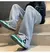 Men Trousers with And Without Velvet Warm Pants High Street Sports Sweatpants Men's Fall/winter Floor Length Pants