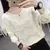 2024 Autumn Fashion Hollow Out Jumpers Female Clothing Casual V-Neck All-match Solid Color Korean Loose Knitted Sweaters E130 en internet