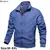 2024 Men's Lightweight Versatile Jacket Fashion Stand Collar Casual Business Jacket Zip Up Coats with Pocket Men Windproof Coats - tienda en línea