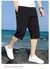Ice Silk Cropped Pants Men's Summer Thin Section Casual Quick-drying Trend Loose Zipper Pocket Sports Large Size Men's Shorts - tienda en línea