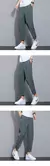 Summer Cotton Linen Men's Trousers Fashion Casual Pants Solid Color Breathable Loose Shorts Straight Pants Streetwear D40 - MenPer Store