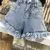 Hot sale summer woman denim shorts high waist ripped jeans shorts fashion sexy female shorts S-2XL - comprar en línea
