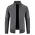 New Casual Jacket for Men Sweater Cardigan Slim Solid Stand Collar Zipper Spring Winter Thick Warm Male Clothing