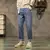 Add Fleece Cargo Jeans Men Y2k Pants Teachwear Autumn Winter Korean Pants Casual Japanese Denim Trousers en internet