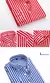 Imagen de 2023 Winter Fleece Thickened Warm Men Striped Shirts Slim Fit Long Sleeves Korean Style Solid Color Casual Dress Shirts Z157