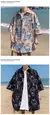 Summer Fashion Hong Kong Style Thin Korean Floral Shirt Loose Casual Oversize Short Sleeved Trendy Versatile Men's Shirt Q29 - comprar en línea