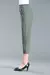 Summer Women Casual Thin Capri Pants Fashion Slim Office Lady High Waist Loose Pencil Pants Black White - MenPer Store