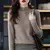 Half High Collar Solid Sweater Women's Pullover Slim Knit Bottoming Shirt Autumn Winter Long Sleeves Casual FemaleTops New YL24