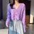 Autumn Winter New 2025 V Neck Short Cardigan Female Twist Sweater Coat Fall Single Breasted High Waist Women Knitted Jacket Tops - MenPer Store