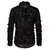 Men's Shirt Hand-made Three-dimensional Feather Fabric Feature Lapel Long Sleeve T-shirt en internet